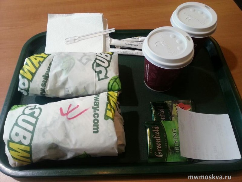 Subway, Мясницкий проезд, 4 ст1, 1 этаж