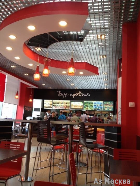 Бургер Кинг, сеть ресторанов быстрого питания, улица Сущёвский Вал, 31 ст1, 1 этаж