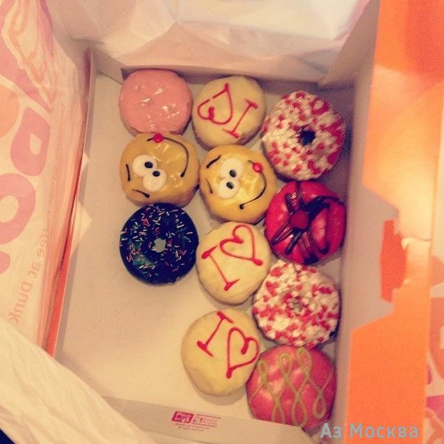 Dunkin`Donuts, сеть кофеен, Земляной Вал, 29 (1 этаж)