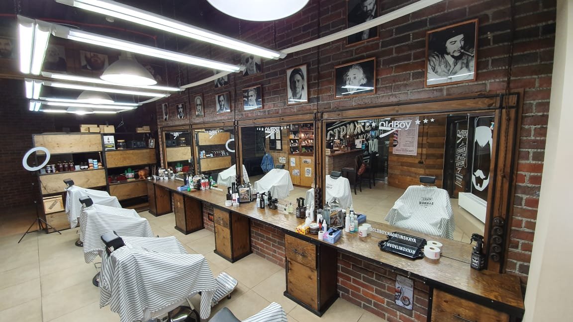 OldBoy Barbershop, барбершоп, улица Нагатинская, 16, 1 этаж