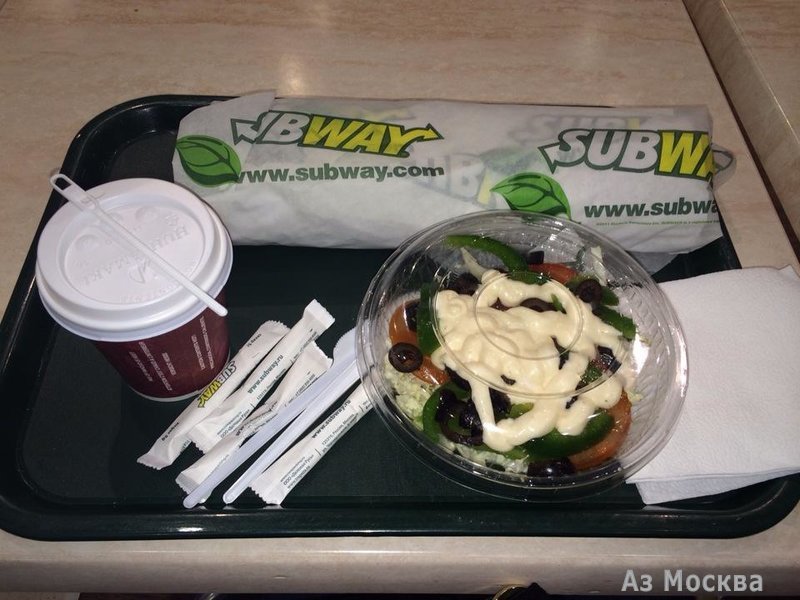 Subway, сеть кафе быстрого питания, Домодедово аэропорт, 1 (2 этаж)