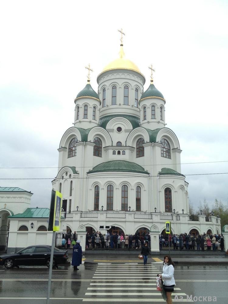 Храм преподобного Сергия Радонежского в Солнцево, улица Богданова, 21