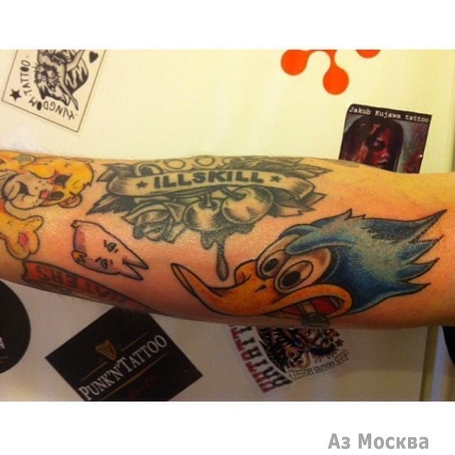 Gordon family tattoo, студия татуировки, Клары Цеткин, 18Б к1