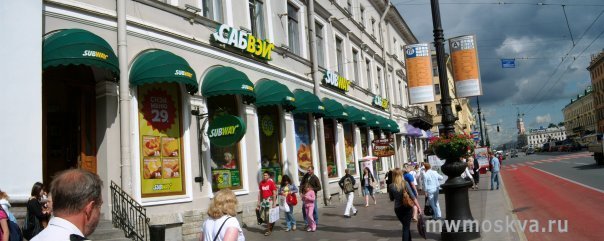 Subway, сеть кафе быстрого питания, Железнодорожная, 44 (3 этаж)